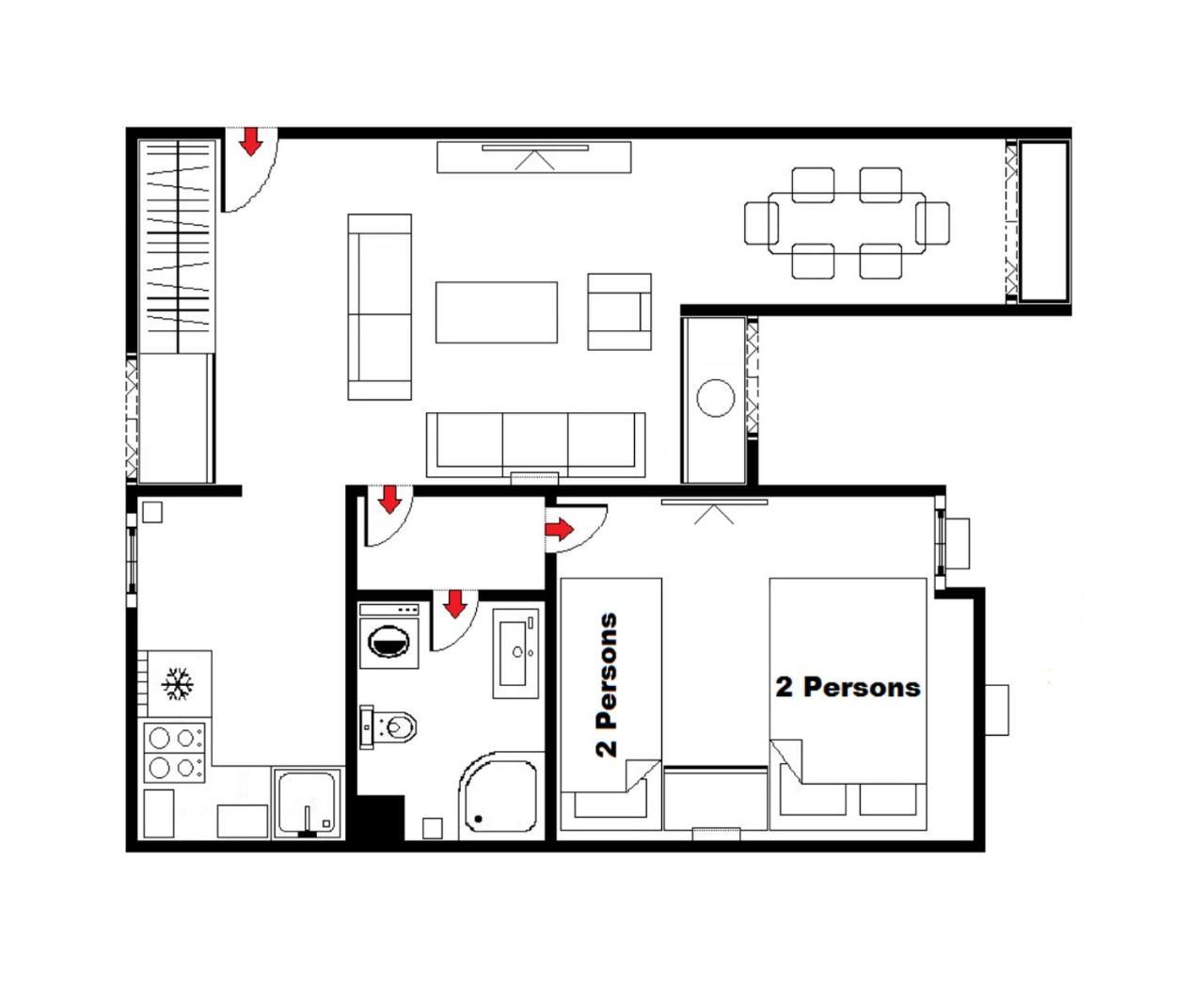 D&D Apartment 1 Budva Eksteriør bilde
